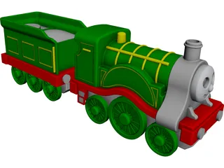 Thomas Locomotive CAD 3D Model