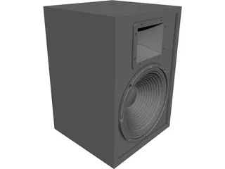 Loudspeaker Box CAD 3D Model