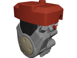 Engine Vanguard 356400 CAD 3D Model