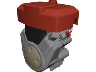 Vanguard 356400 Engine CAD 3D Model