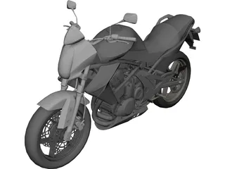 Kawasaki ER-7 3D Model 3D Preview