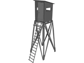 Hunting Blind 3D Model