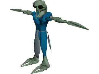 Alien Valanubae 3D Model