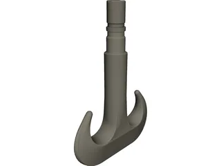 Crane Hook GD80 CAD 3D Model