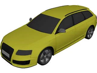 Audi RS6 Avant (2009) 3D Model