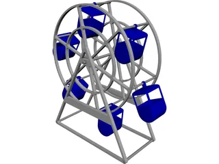 Ferris Wheel 3D Model