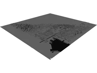 Seattle City 3D Model 3D Preview