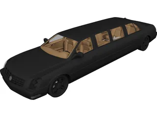 Cadillac Limo (2007) 3D Model