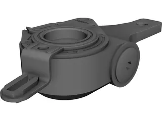Haldex Slack Adjuster CAD 3D Model