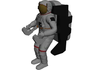 Astronaut 3D Model