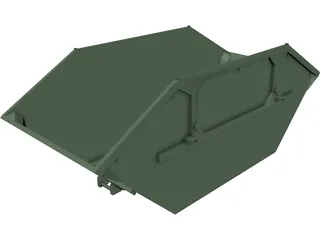 Debris Container 4500 lt CAD 3D Model