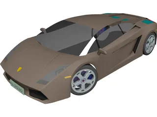 Lamborghini Gallardo 3D Model