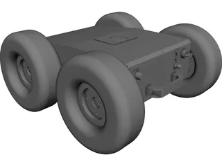 AUVSI Vehicle CAD 3D Model