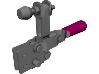 Toggle Clamp CAD 3D Model