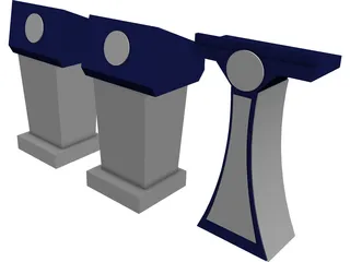 Podium 3D Model