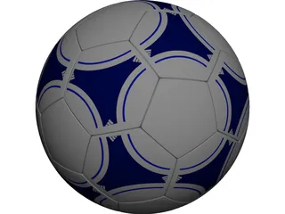 Soccer Ball Adidas (FIFA) 3D Model 3D Preview