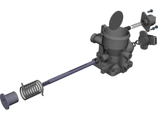 Carburator Pride CAD 3D Model