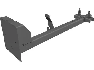 Rifle Rack CAD 3D Model