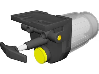 Pump ILC Hydraulic Manual CAD 3D Model