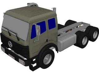 Mercedes-Benz Model 2628 CAD 3D Model