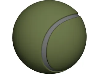 Tennis Ball 3D Model