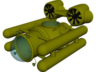 Deep Sea Submersible 3D Model