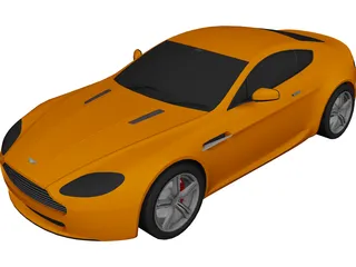 Aston Martin Vantage V8 3D Model