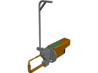 Weld Gun CAD 3D Model