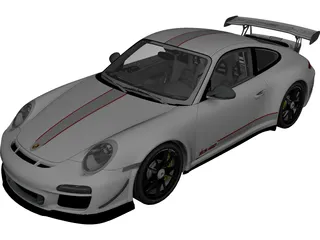 Porsche 911 997 GT3 RS 4.0 (2011) 3D Model