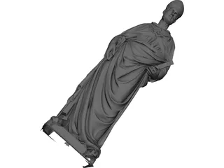 Classical Statue 3D Model