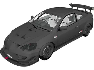 Honda Integra Mugen (2002) 3D Model