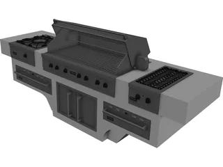 Barbacoa Viking 3D Model