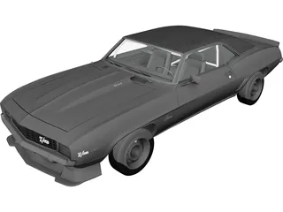 Chevrolet Camaro Z28 (1986) 3D Model