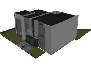 Little Hospital Building 3D Model