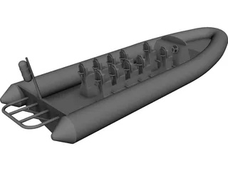 RIB 10M 3D Model