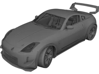 Nissan 350Z Fairlady Tuning GT 3D Model