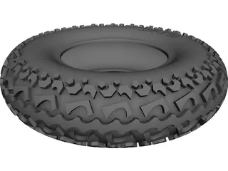 Tire CAD 3D Model