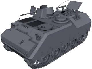 K200 Armored Car CAD 3D Model