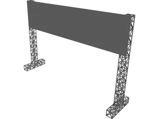 Big Board Gate 3D Model