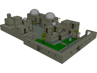 Persian City 3D Model