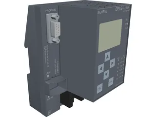 Siemens DP/AS-Interface Link CAD 3D Model