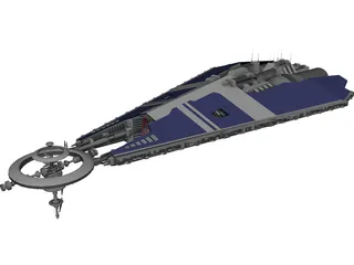 Babylon 5 Narn Military Base 10 3D Model