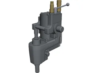 Husqvarna Drillmotor DM406 CAD 3D Model