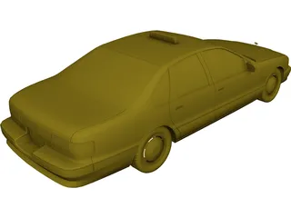 Taxi USA 3D Model