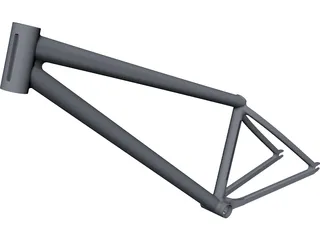 Dirt Bike Frame CAD 3D Model
