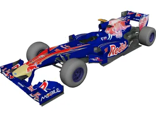 ToroRosso STR5 F1 (2010) 3D Model