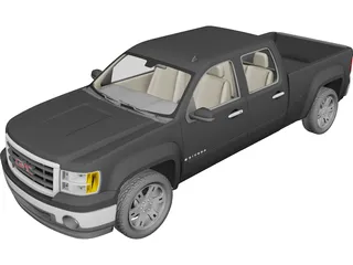 GMC Sierra (2007) 3D Model