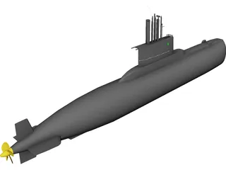 German Type 209 3D Model