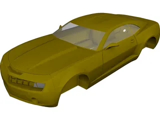 Chevrolet Camaro Body (2011) CAD 3D Model