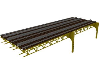 Chicago L-Track 3D Model